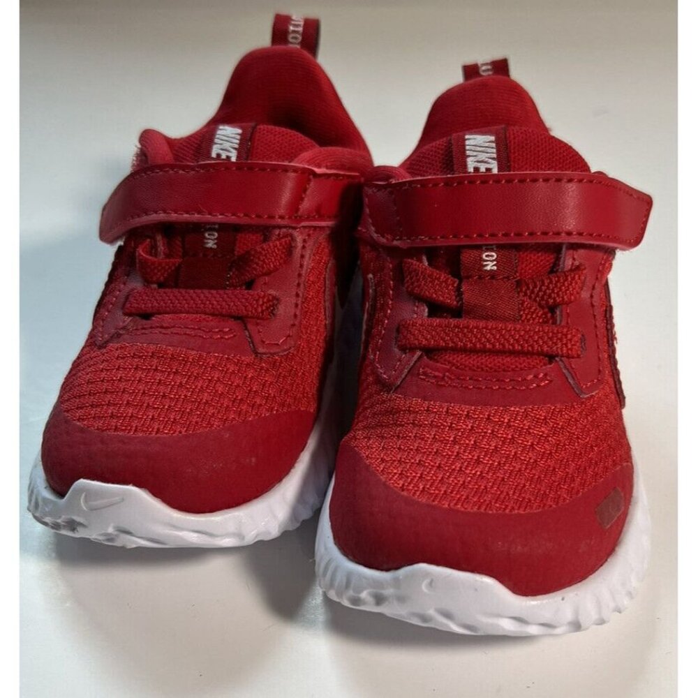 Shoes Nike Revolution Babies Red and White Never Worn Size 4C